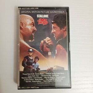 1987 Original Soundtrack Cassette Tape Over The Top Sylvester Stallone Movie